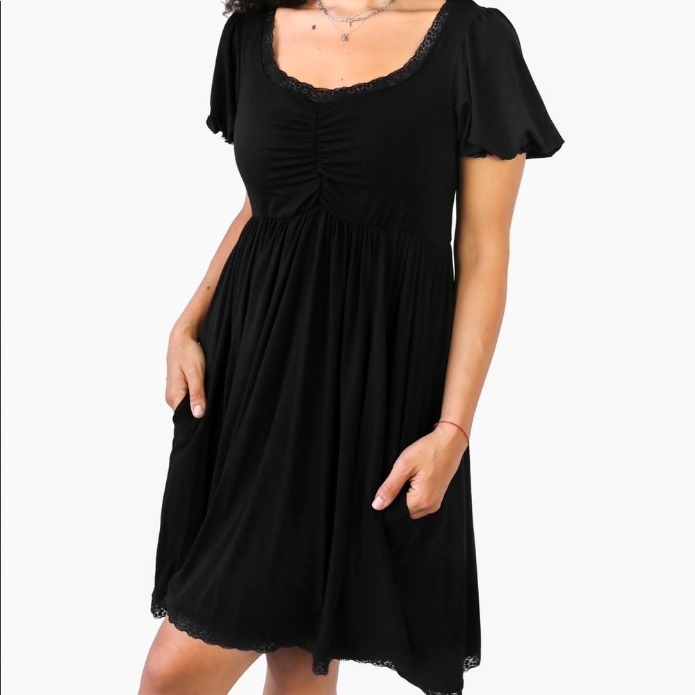 Foxblood Gina Babydoll Dress